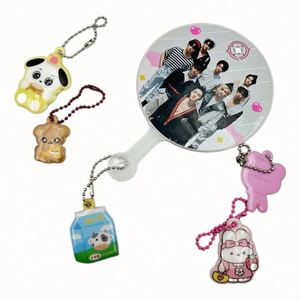 High Quality Wholesale Custom Pvc Bubble Cotton Pendant <b>Cute</b> <b>Bear</b> Animal Keychain Earphone Bag Sponge Pendant - Product Image 5