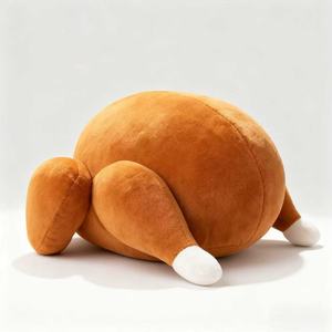 Peluche de Pavo <span class=keywords><strong>Asado</strong></span> Navideño Personalizado, Mascota de Peluche de Pavo <span class=keywords><strong>Asado</strong></span>, Juguete de Peluche Suave y Lindo, Regalo de Acción de Gracias para Familiares y <span class=keywords><strong>Amigos</strong></span> - Product Image 6