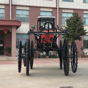 Pertanian Fumigator otomatis 1000L traktor Self propeled Sugarcane tinggi Ground Clearance Boom Sprayers penyebar - Product Image 1