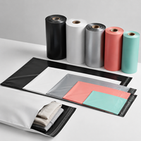 Sobres de Poliéster Blancos Reutilizables, Impermeables, Impresos Personalizados de Fábrica, con Ventana para Etiqueta de Código de Barras, Autoadhesivos, para Suministro Minorista