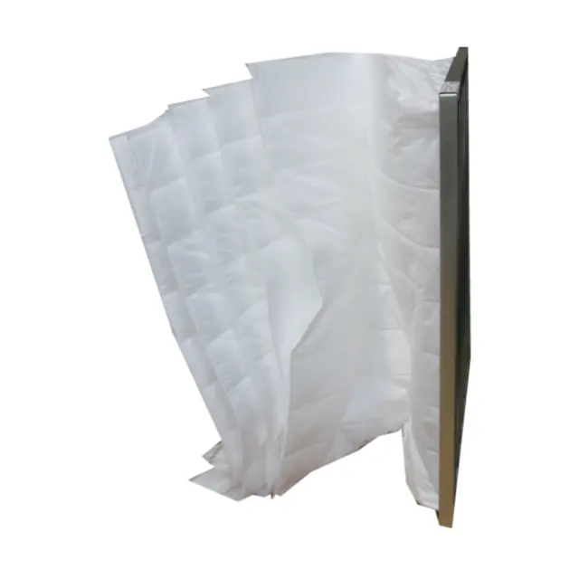 Yıkanabilir üretim ekipmanları klima için hava cep orta hava filtre torbası