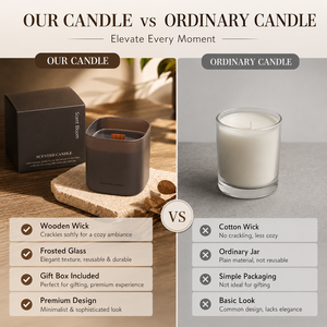 Bougie parfumée en cire de soja avec logo personnalisé écologique Woodwick - Product Image 6