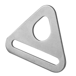 Boucle de connexion triangulaire en acier inoxydable 304 sans soudure avec œillet - Product Image 6