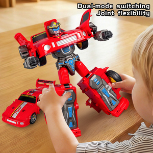 Coche de Juguete <span class=keywords><strong>Autobots</strong></span> con Deformación Manual para Niños, Modelo de Coche Deportivo con Movimiento Inercial, <span class=keywords><strong>Juguetes</strong></span> Robot Transformables - Product Image 4