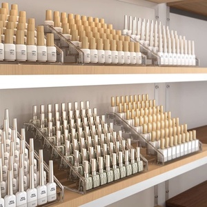 Exhibidor de Esmalte de Uñas Acrílico Transparente, Estante de Almacenamiento para Cosméticos, Lápiz Labial, Manicura, Herramientas de Arte de Uñas, Organizador de Esmalte - Product Image 3