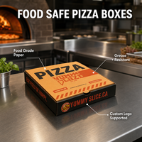 Boîte à pizza personnalisée avec logo imprimé, en carton ondulé, emballage alimentaire à emporter, boîte à pizza en papier kraft, vente en gros, boîtes recyclables