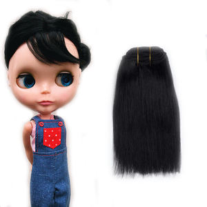 Style de mode Vente Chaude <span class=keywords><strong>Angora</strong></span> Poupée Perruque de Cheveux Trame Mohair 100% <span class=keywords><strong>Angora</strong></span> <span class=keywords><strong>Laine</strong></span> Cheveux Perruque De Poupée Mohair Cheveux Tissage - Product Image 1