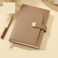 Carnet de notes minimaliste haut de gamme PQ Business, journal personnalisé vintage à couverture rigide, promotionnel, en cuir lisse, écologique, en tissu