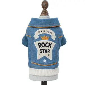 JXANRY Ropa Ecológica para Mascotas - Accesorios de Ropa para Perros y Gatos, Colección de Mezclilla Estilo Casual, Elegante y Adorable, para Cumpleaños y Todas las Temporadas - Product Image 5