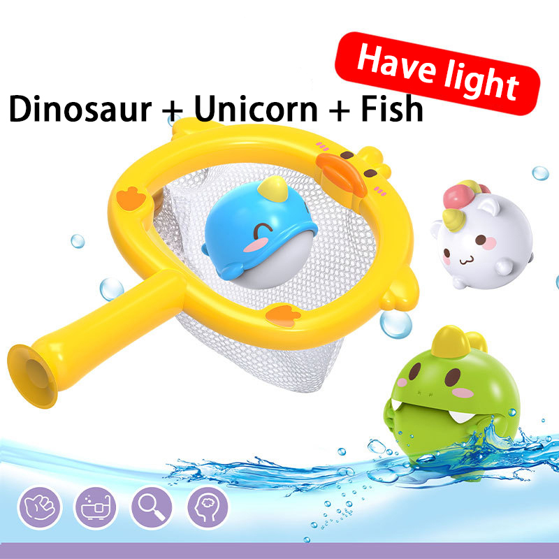 Filet de canard jaune + Dinosaure + Licorne + Poisson - avec lumières