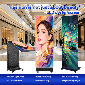 P2.5 Floor‑Standing LED Poster Screen Vertical Digital Advertising LED Totem Display For Shopping Mall Retail Shop Poster - Product Image 1