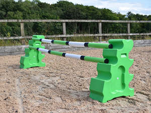 Obral Besar Blok Lompat Kuda Plastik Blok Lompat Penunggang Kuda Cocok untuk Tiang Standar - Product Image 5