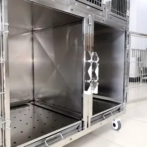 USMILEPET Wholesale Price Customized Pet Cages Dog Cat Veterinary For Pet Hospital Stainless Steel Veterinary Cage