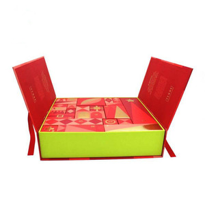 <span class=keywords><strong>Calendrier</strong></span> de l'Avent de Noël de luxe personnalisé, boîtes en papier rigides haut de gamme, 12 ou 24 jours, avec tiroirs pour cosmétiques, cadeaux de Noël - Product Image 3