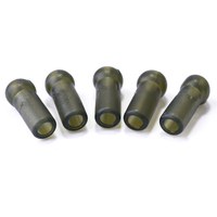 Boule de tampon en caoutchouc de couleur verte, accessoires de pêche, 5 pièces