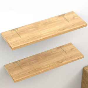 Supports d'étagère flottants <span class=keywords><strong>Support</strong></span> de panneau suspendu au mur pôle métal nickelage connecteur de planche de <span class=keywords><strong>bois</strong></span> <span class=keywords><strong>support</strong></span> de fixation en forme de T - Product Image 3