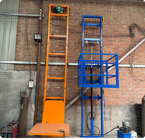 Подгонянный небольшой открытый вертикальный гидравлический грузовой Лифт грузовой лифт подъемник простой грузовой лифт дом - Product Image 5