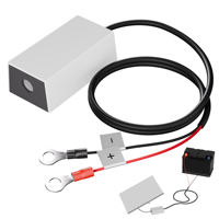Convertidor de CC para Starlink Mini, Regulador Elevador de Voltaje de 12V/24V a 36V, Adaptador para Starlink Exterior con Terminales de Anillo para RV y Embarcaciones