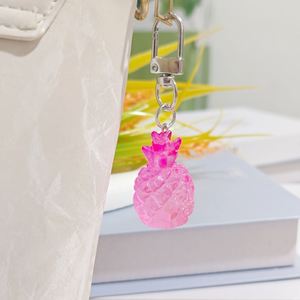 Resin Plastic Four <b>Leaf</b> Clover <b>Light</b> Keychain Pendant Floral Earphone Phone Case & Jewelry Bag Charm Accessories - Product Image 6