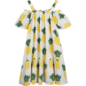 Nuevo Vestido Moderno para Niñas con Volantes de Algodón, Último Modelo con Corte de Moda, Compra Directa del Proveedor en China - Product Image 1