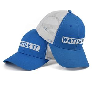 Truck Cap Trucker Hut; Benutzer definierte Mesh Custom Logo <span class=keywords><strong>Blue</strong></span> Mesh Baseball Sport 6-Panel <span class=keywords><strong>Cat</strong></span> Stickerei Trucker Hüte - Product Image 2