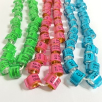 Bague sonore populaire pour pigeon, en caoutchouc, pour machine de course, avec tube, maille, plastique, aluminium, recyclable