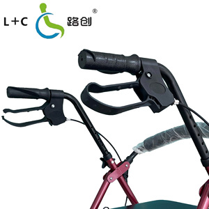 L+C Rollator <b>Walker</b> With Seat And Basket For Elderly And <b>Disabled</b> Mobility Aid Four Wheel <b>Walker</b> - Product Image 2