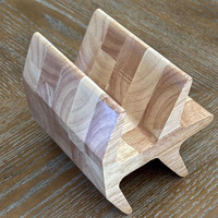 Support de télécommande en bois, organiseur de télécommande pour table, organiseur de bureau et rangement pour table de chevet, support de télécommande TV, décoration de salon