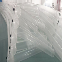 Tube d'air en polyuréthane hautement transparent et écologique, film gonflable en TPU clair pour usage agricole et industriel