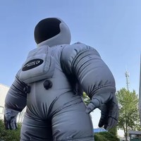 Offre Spéciale : Mascotte Spatiale Gonflable Personnalisée en PVC, Astronaute de 8m de Haut pour Événements et Fêtes, avec Souffleur d'Air Inclus