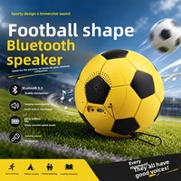 Nouveau Best-seller 2026 : Enceinte portable BT5.3 en forme de ballon de football, basses puissantes, lumière RGB, sortie 5W, autonomie 3-5 heures pour extérieur/bureau