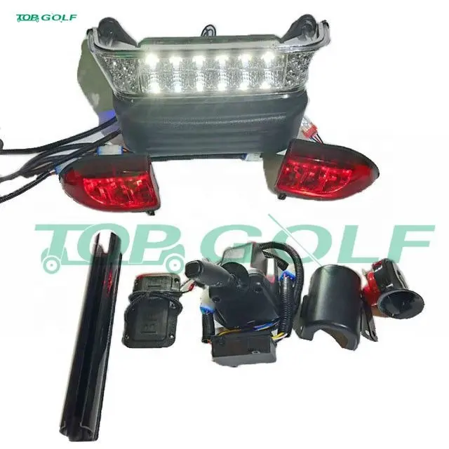 ไฟหน้า12V สำหรับ LED Club,ชุดไฟหน้ารถไฟท้ายสำหรับรถกอล์ฟ Ezgo