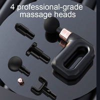 Pistolet de massage tendance 2028 pour athlètes avec accessoires clitoridiens, utilisation corporelle, batterie 1500 mAh, 1800-3200 tr/min, fonction musicale