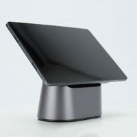 Soporte de Carga Rápida para Tablet PC de Aluminio con Bloqueo Antirrobo, Ajustable y Extraíble para Mostrador, para Comercio Minorista