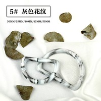 Vente en gros dernière arrivée gros gros anneaux décoratifs en résine boucles tortue en plastique boucle anneau boucles en résine pour bikinis