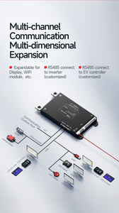 ระบบจัดการเซลล์แบตเตอรี่ลิเธียมไอออน BMS 4-8S 30A 4S 6S 7S 8S 12V 24V LiFePo4 แบตเตอรี่ลิเธียมลิทัวเนีย NMC LFP EV - Product Image 5