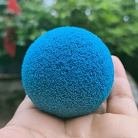 Boules de nettoyage en caoutchouc pelables, éponges pour détartrage des tubes de condenseur, disponibles en divers diamètres