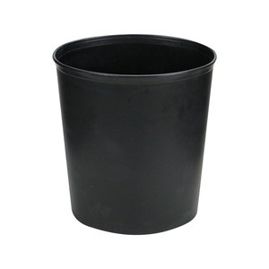 Cubo de Basura Cilíndrico con Tapa Abierta de 7L, Color Beige, Contenedor de Almacenamiento Interior, Cesta para Desechos - Product Image 5