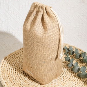 Bền Biểu Tượng Tùy Chỉnh In Đay Pouch Quà Tặng Nến Đóng Gói Dây Kéo Túi Có Thể Tái Chế Đay Vải Bố Cà Phê Đậu Món Quà Giáng Sinh Túi - Product Image 1