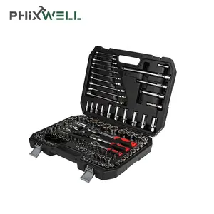 Socket Wrench Set Ratchet Spanner Tool Kit Auto Repair Tool Case Power Tool Combination Kits