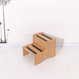 Sgabello in Bambù dal Design Moderno, Robusto per Bambini, Torre di Apprendimento Antiscivolo, per Bagno, Ecologico - Product Image 5