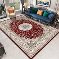 Tapis vintage noir et gris, tapis en polyester antidérapant, lavable à l'eau, tapis de sol intérieur pour la décoration de la chambre