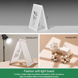 Diffuseur <span class=keywords><strong>de</strong></span> lumière pliable A3 YEAH pour photos, simule la lumière du soleil, panneau d'ombrage pour petits produits, bijoux, cosmétiques - Product Image 6