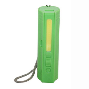 Logo Printed Outdoor Portable Mini Rechargeable COB Flashlight