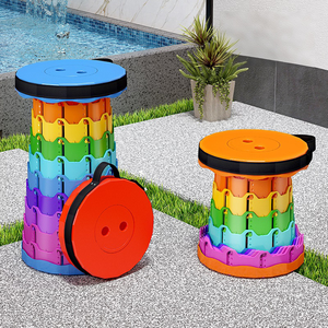 Tabourets pliables et rétractables professionnels pour la production, le camping, la pêche, le jardin, chaise d'extérieur pliable et rétractable en plastique - Product Image 3