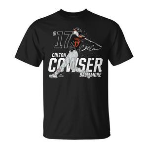 Camiseta de manga corta Baltimore Baseball Player 17 para adultos, unisex, cuello redondo, estampado digital, modelo chino A9427 - Product Image 1