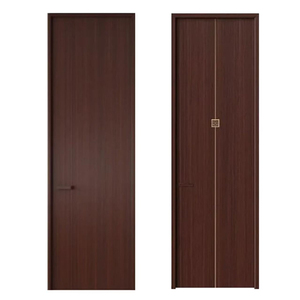 Fabriqué en Chine, Porte intérieure de chambre à coucher de style simple, Porte à charnières insonorisée, Quincaillerie incluse, Taille personnalisable. - Product Image 3
