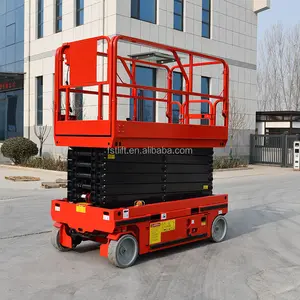 Hecho en China, equipo de elevación de mesa motorizada de 6m, plataforma de elevación y elevación de altura