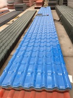 Résistance aux intempéries teja colonial UPVC matériaux de construction pvc tuile espagnole