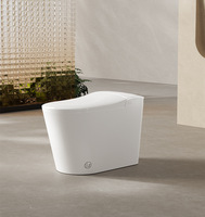 WC intelligent monobloc en céramique à chauffage instantané pour chambre à coucher